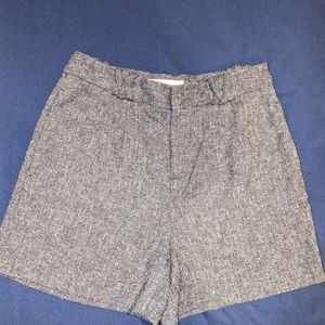 French Connection Tweed High-Waisted Shorts 4